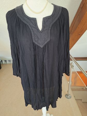 Boom Baba Tunika, Poncho Schwarz, Sommer Look, Neu, 1 Size