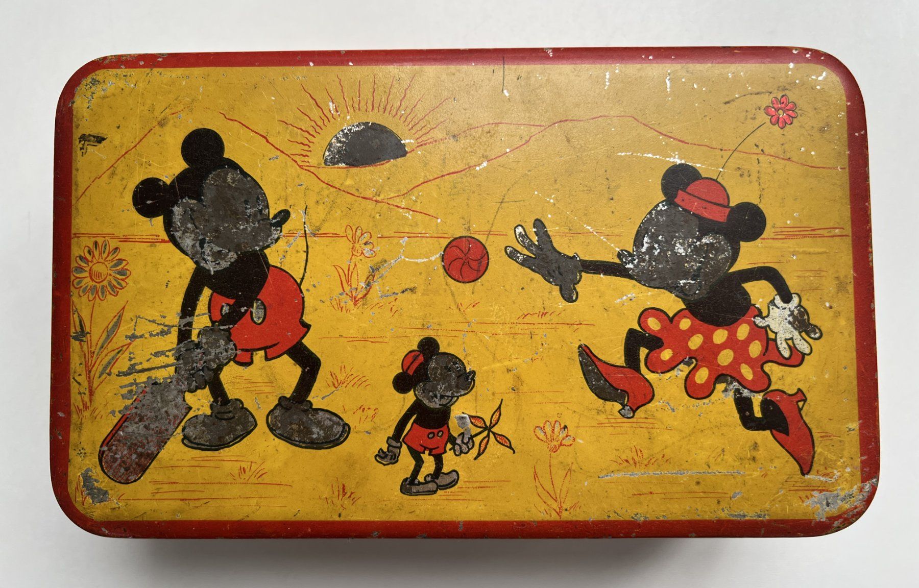 Barattoli: FLACHE Blechdose Disch Othmarsingen, Micky Mickey-Mouse 30er – Usato da Rothrist venduto da Brandystar 2