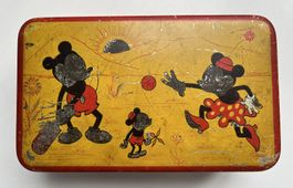 FLACHE Blechdose Disch Othmarsingen, Micky Mickey-Mouse 30er