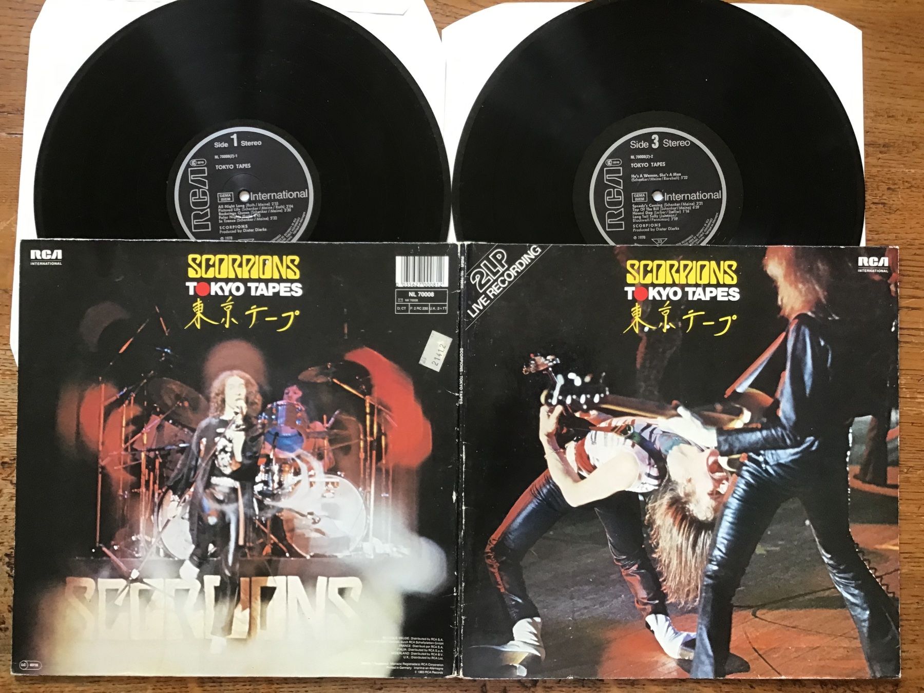 Dischi in vinile: 2 LP Scorpions live Tokyo Tapes – Usato da Fully venduto da Ruby97
