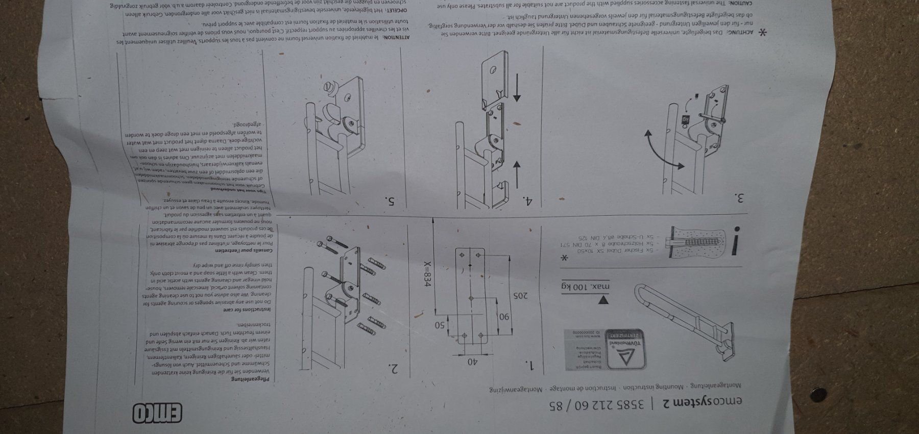 Fixations: Behindertentoileten Halterung – Neuf avec emballage d'origine à Langenthal par zoro013 1