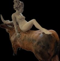 Jupiter und Europa – eindrucksvolle Skulptur / Kunstobjekt –