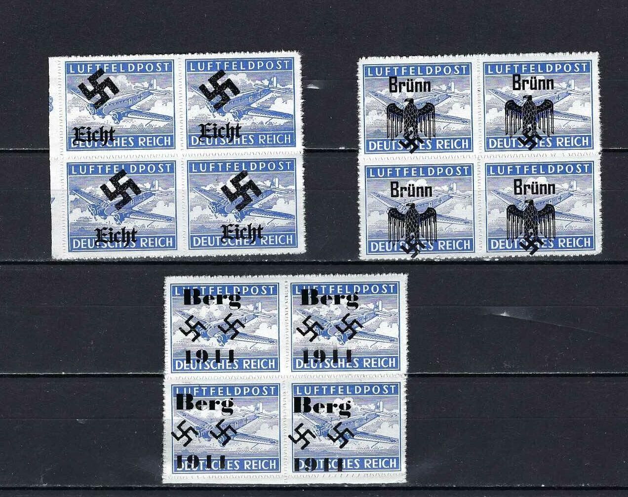 Alle Briefmarken: Luftfeldpost mit Aufdruck ** – Neu und originalverpackt aus Lindau von Rickie123