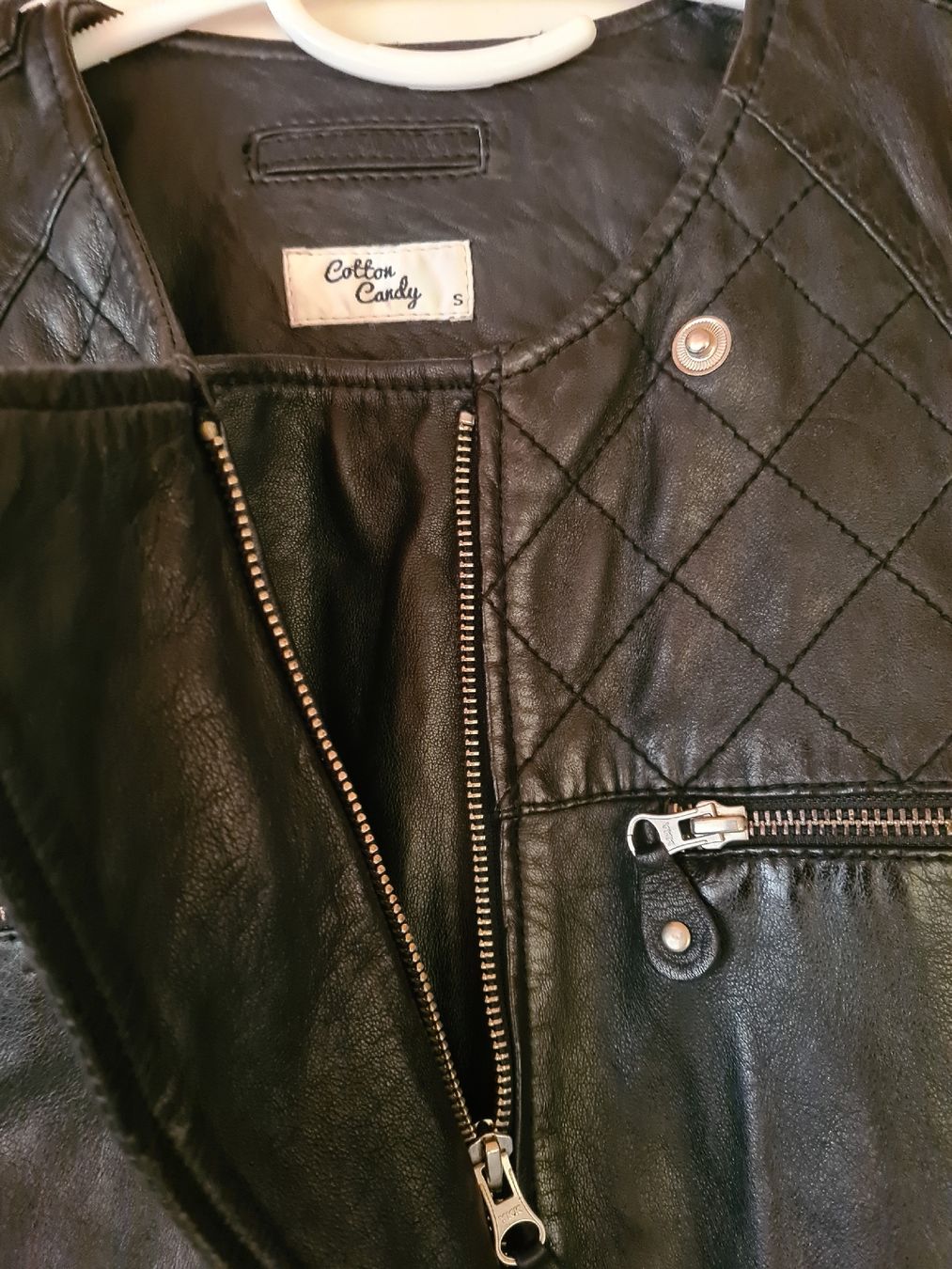 Giacche: COTTON CANDY LEDERJACKE SCHWARZ GR.S – Usato da Adlikon venduto da jahr01 2