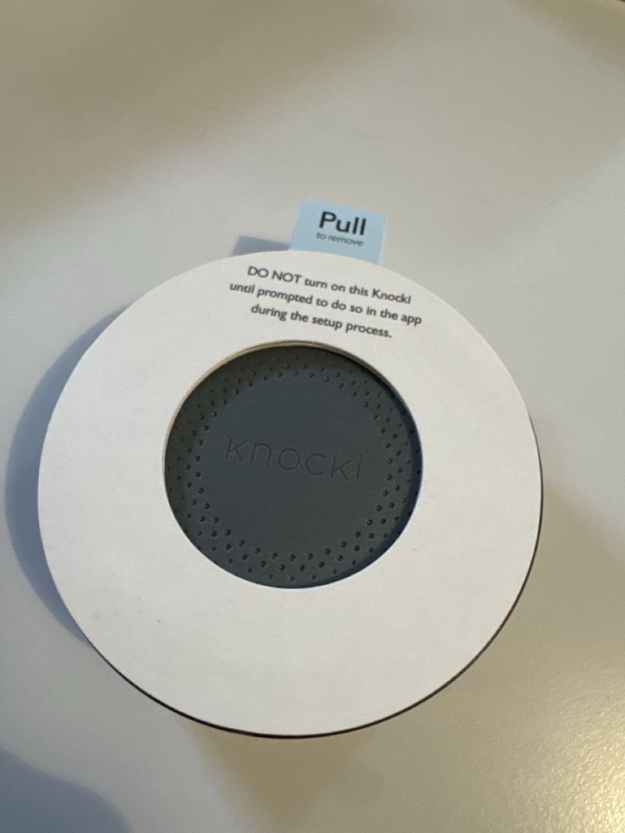 Sistema di controllo: Knocki Smart Home Device in OVP  – Nuovo e nell'imballaggio originale da Burgdorf venduto da Pistenbullyfahrer