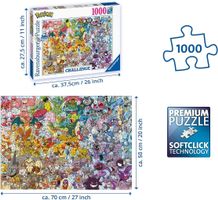 Ravensburger Puzzle 1000 Teile, Challenge Pokémon