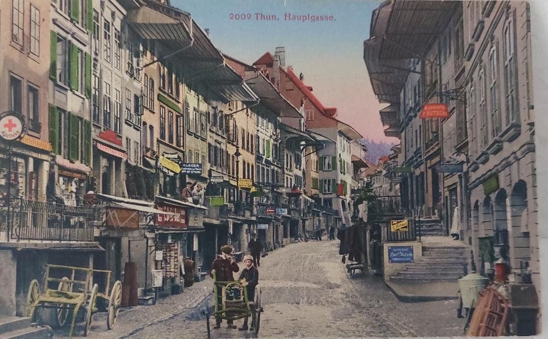 Cartoline postali: THUN - Hauptgasse – Usato da Delémont venduto da Domdom1