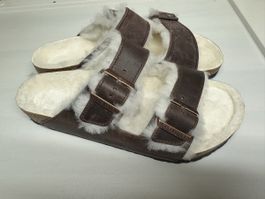 Birkenstock Arizona fourrée, taille 46, parfait pour l'hiver
