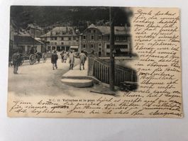 Vallorbes et le pont 1901 - Hotel de Ville