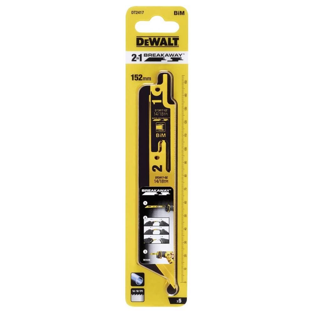 Dewalt Seghe: Säbelsäge Metall Blätter DeWalt – Nuovo e nell'imballaggio originale da Koppigen venduto da Bracher_Mail-House 1