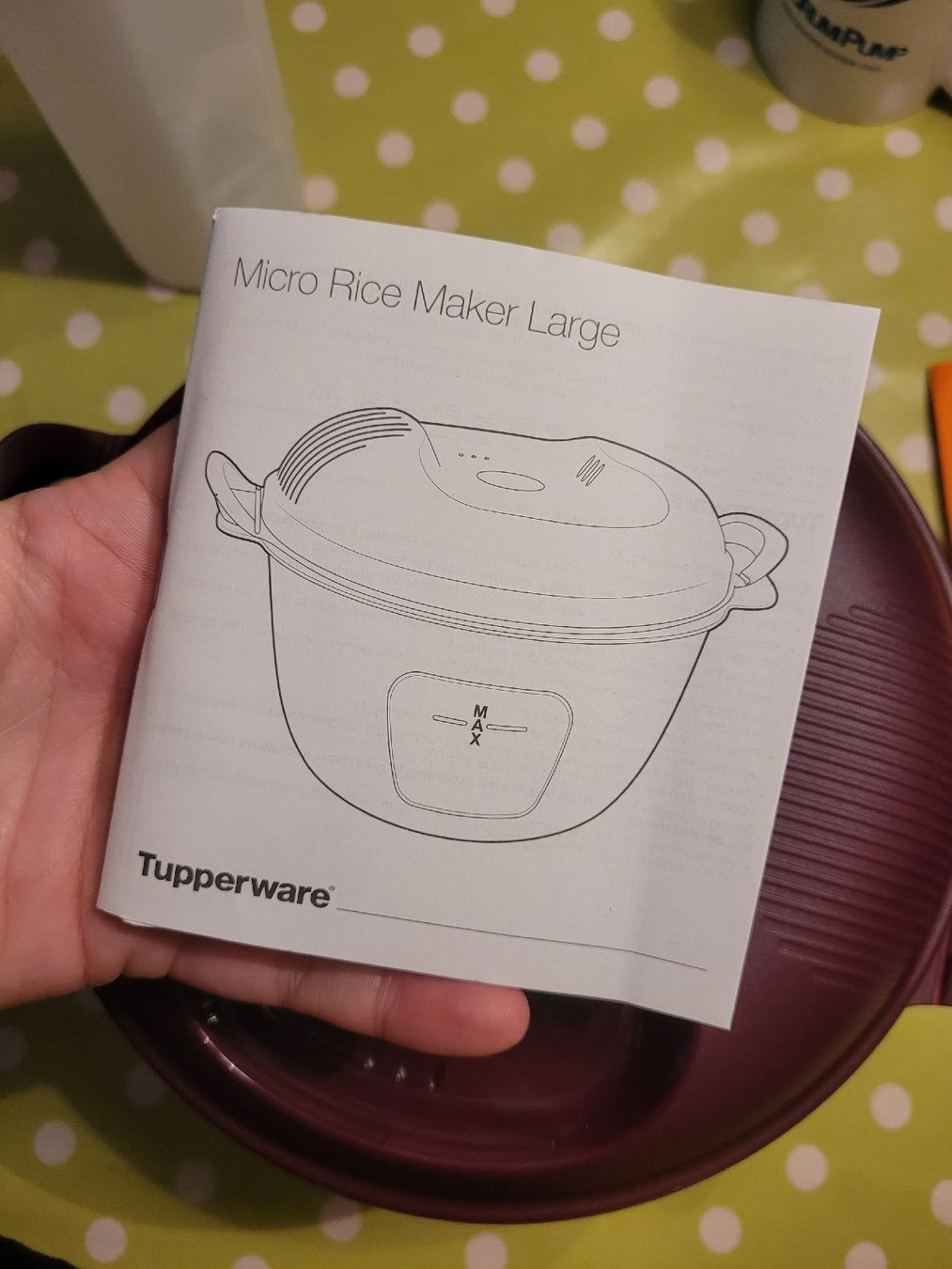 Tupperware Elettrodomestici da cucina: Tupperware Micro Rice Maker Large violet NEU – Nuovo e nell'imballaggio originale da Weingarten-Kalth venduto da Angela0124 5