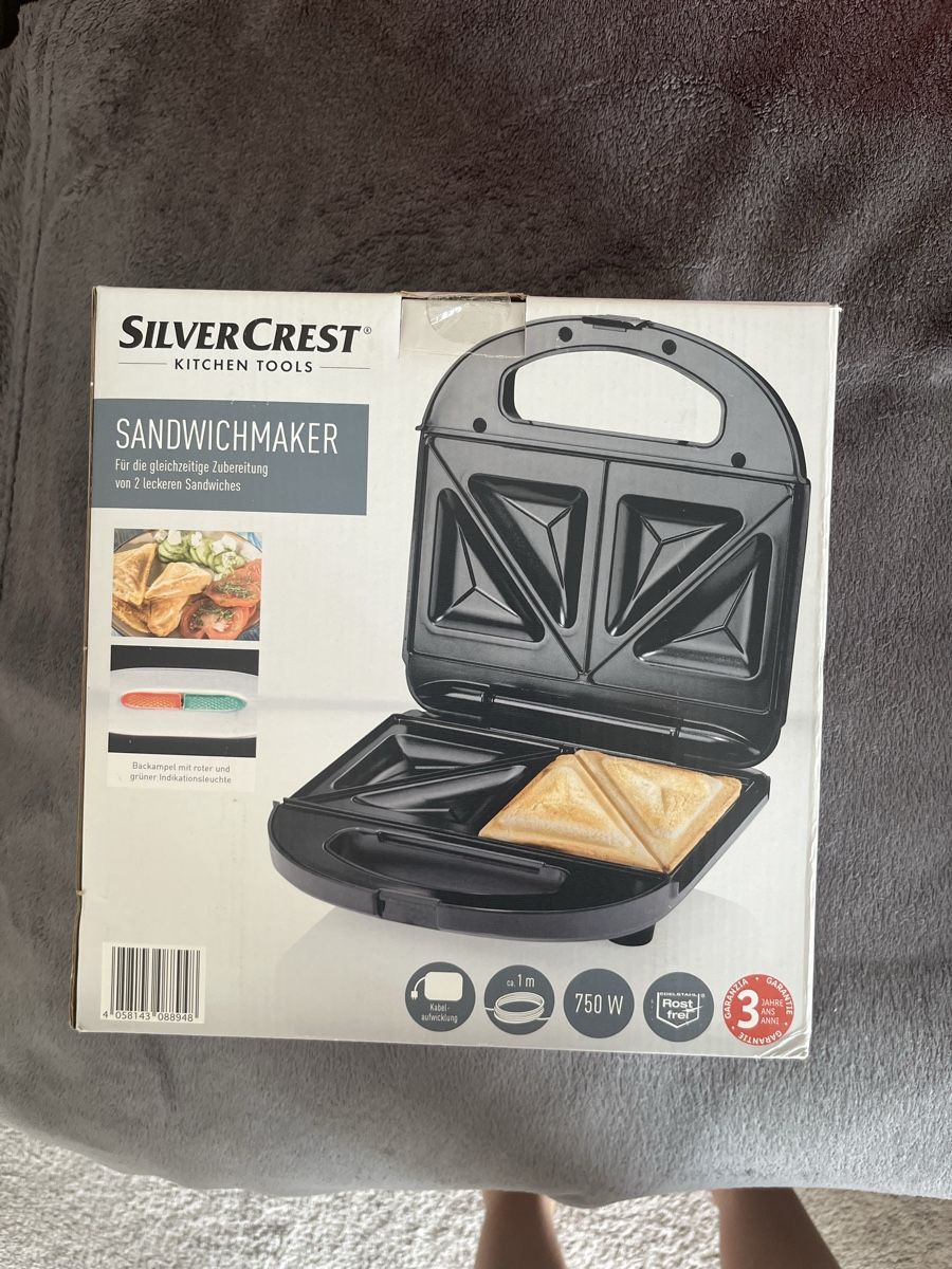 SilverCrest Elettrodomestici da cucina: Sandwich maker – Nuovo e nell'imballaggio originale da Frauenfeld venduto da ste_5h8b