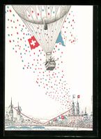 Zürich, Zürifäscht 1953, Ballonflug