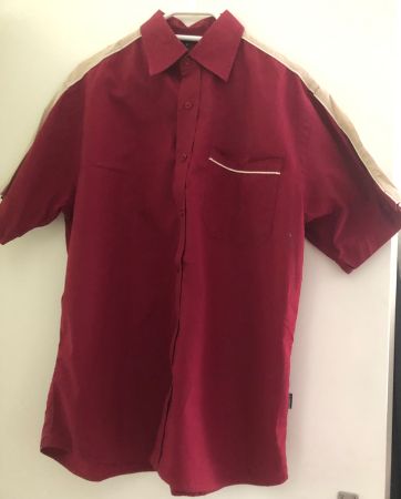 Kurzarm Herrenhemd, Gr. 39/40  (M)