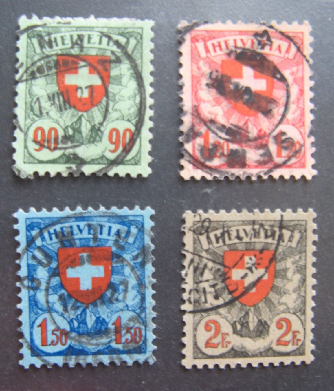 Tutti i francobolli: Wappenmuster gestempelt, Lot 2 – Usato da Frauenfeld venduto da Interessent1