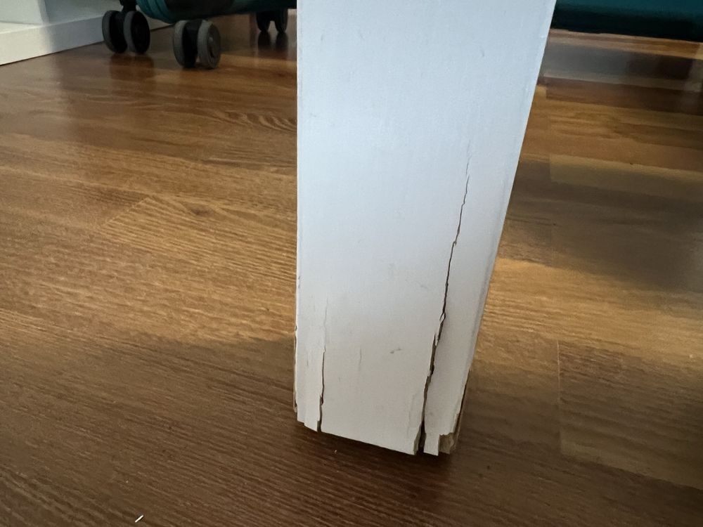 Tisch ausziehbar - weiss - Ikea - mit Defekt 4