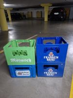 4 Bierkisten / Bierkästen Frankenbräu Dornbräu Mölmsch