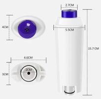 Wasserfilter für DeLonghi DLSC002 Ersatzfilter 6 Stück