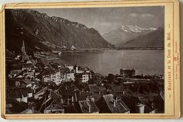 Kabinettfoto (11 x 16 cm), um 1895 - Montreux