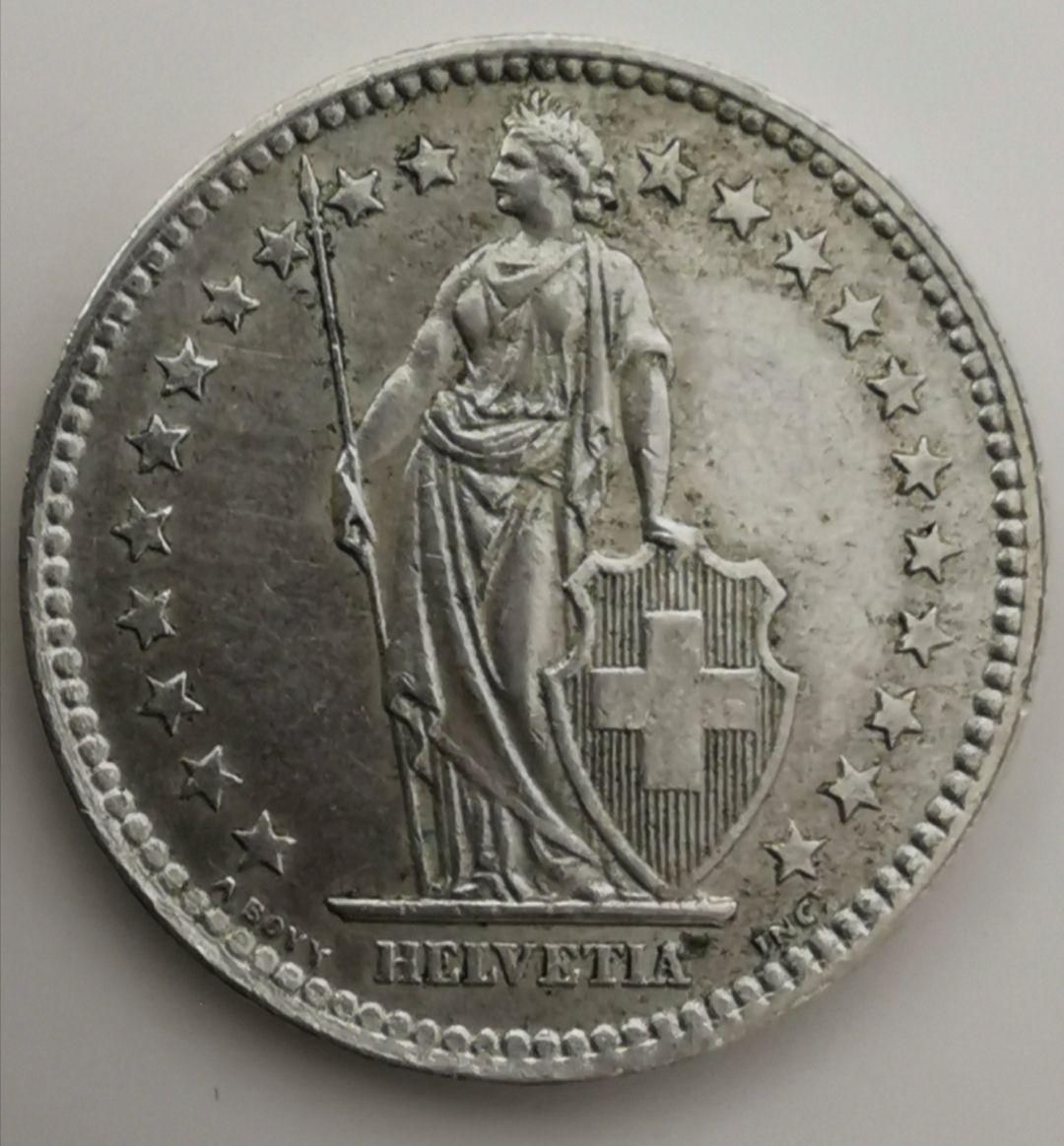 Tutti le monete: 2 Franken 1958 Silber – Usato da Zürich venduto da turbopuz 1