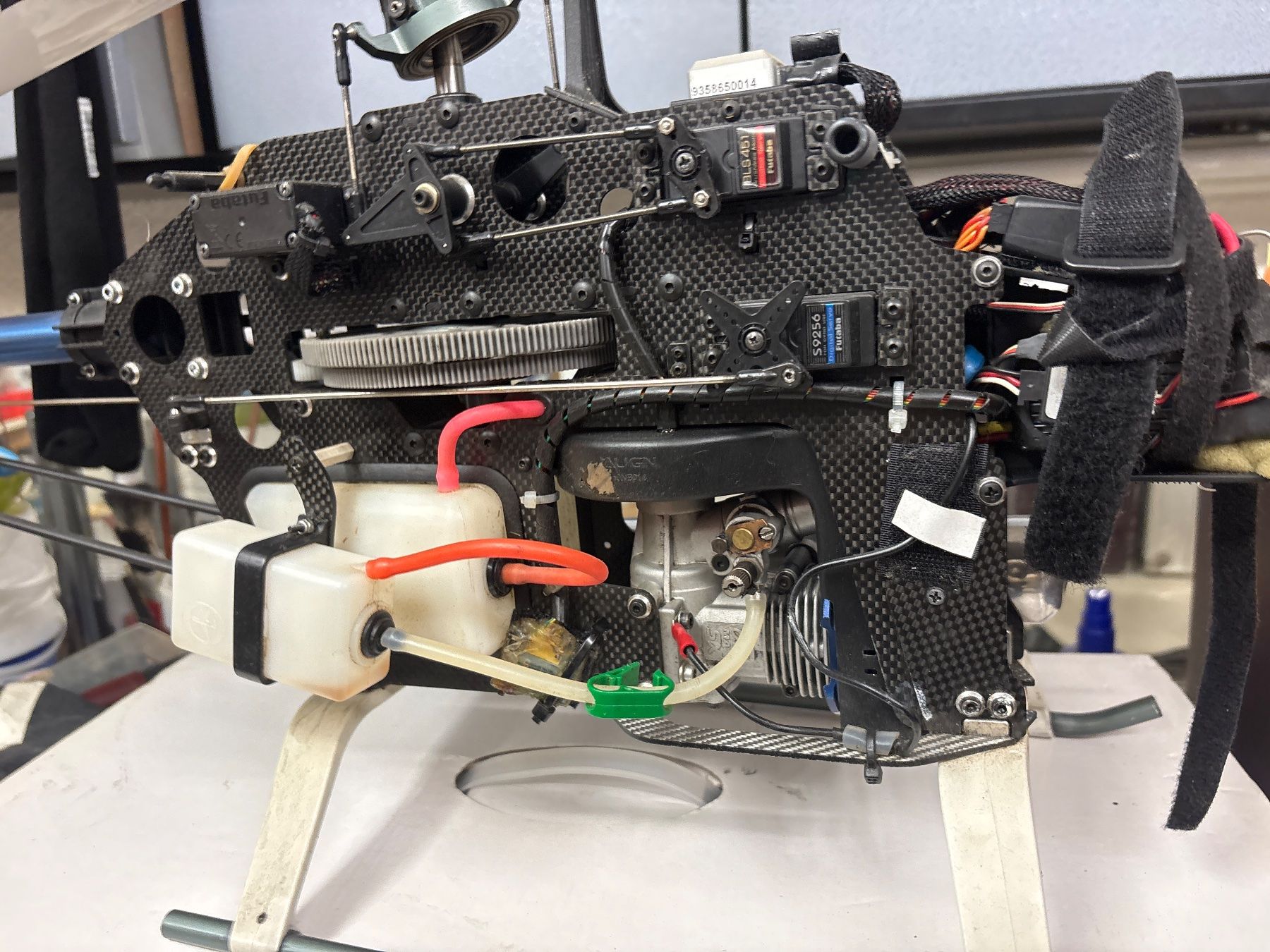 Align Modellismo RC: RC Helikopter Align T-Rex 600 Nitro Chassis mit Servos + FL – Usato da Rotkreuz venduto da Modellbau007