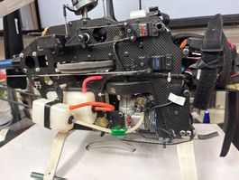 RC Helikopter Align T-Rex 600 Nitro Chassis mit Servos + FL