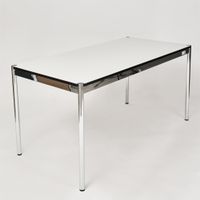 USM Haller Tisch 150x75 Kunstharz Perlgrau