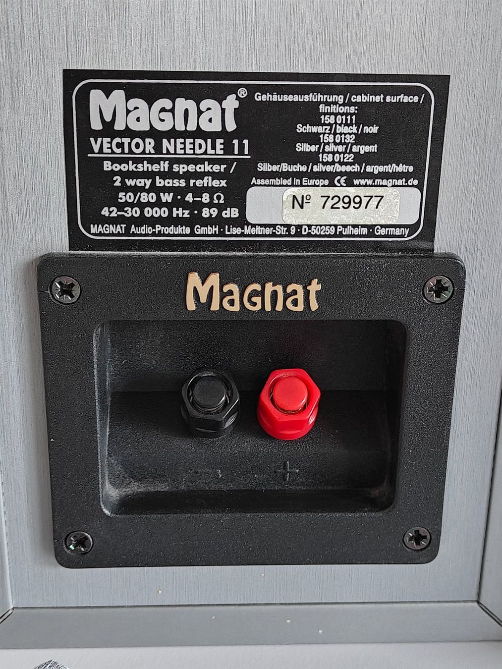Magnat Lautsprecher: Magnat Vector Needle 11 - Regallautsprecher – Gebraucht aus Birr von DisDas 4