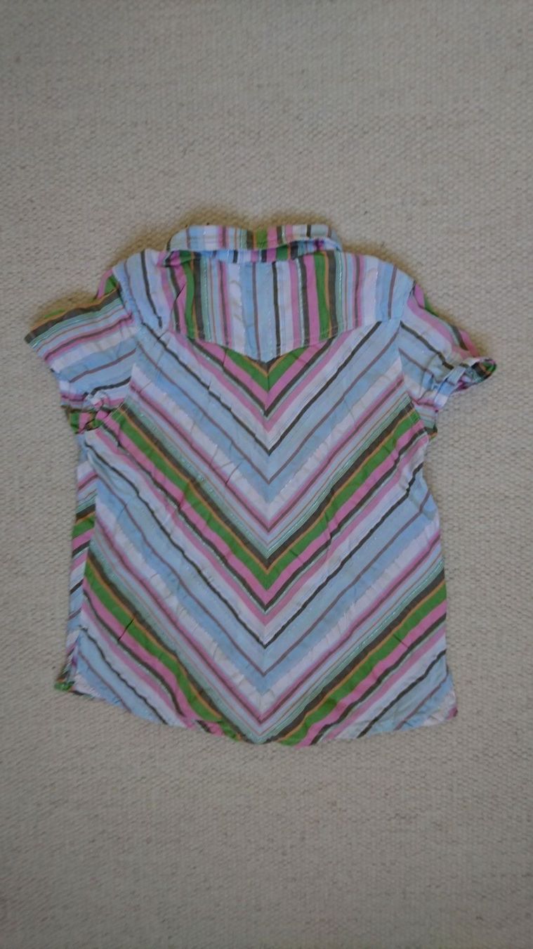 Camicette, T-shirt & Top: Top Hemdchen, glitzerig, Gr. ca. 104 – Usato da Basel venduto da Bar08 1