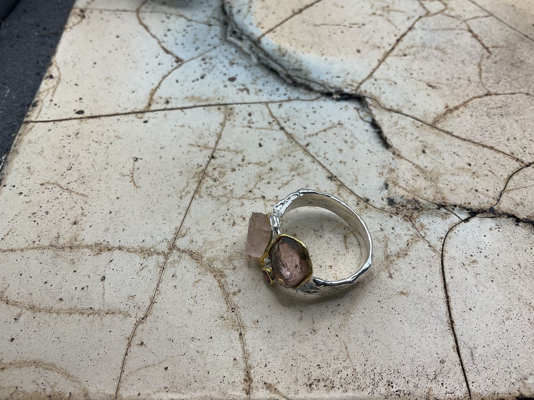 Ringe: Silberring mit rohen Turmalinen, Gr.56 oder 8 – Neu (gemäss Beschreibung) aus Luzern von S.Kern01 3