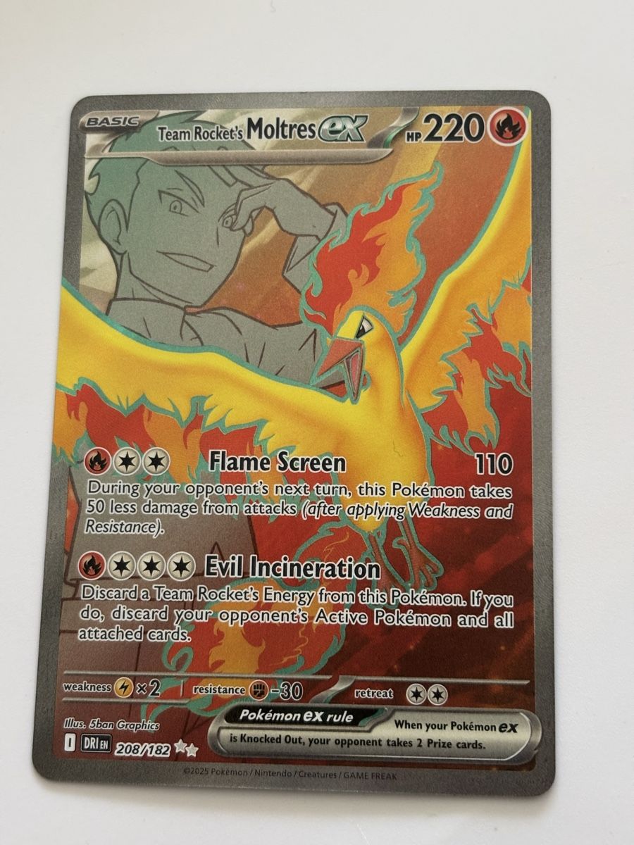 Pokémon Carte collezionabili: Carte Pokémon MOLTRES TR dri 208 – Nuovo (secondo la descrizione) da lausanne venduto da helderj