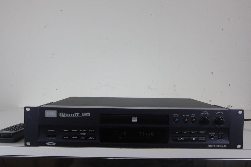 HHB Cdr-830 Plus Professional Master Burnit CD Recorder CDR8 (D ...