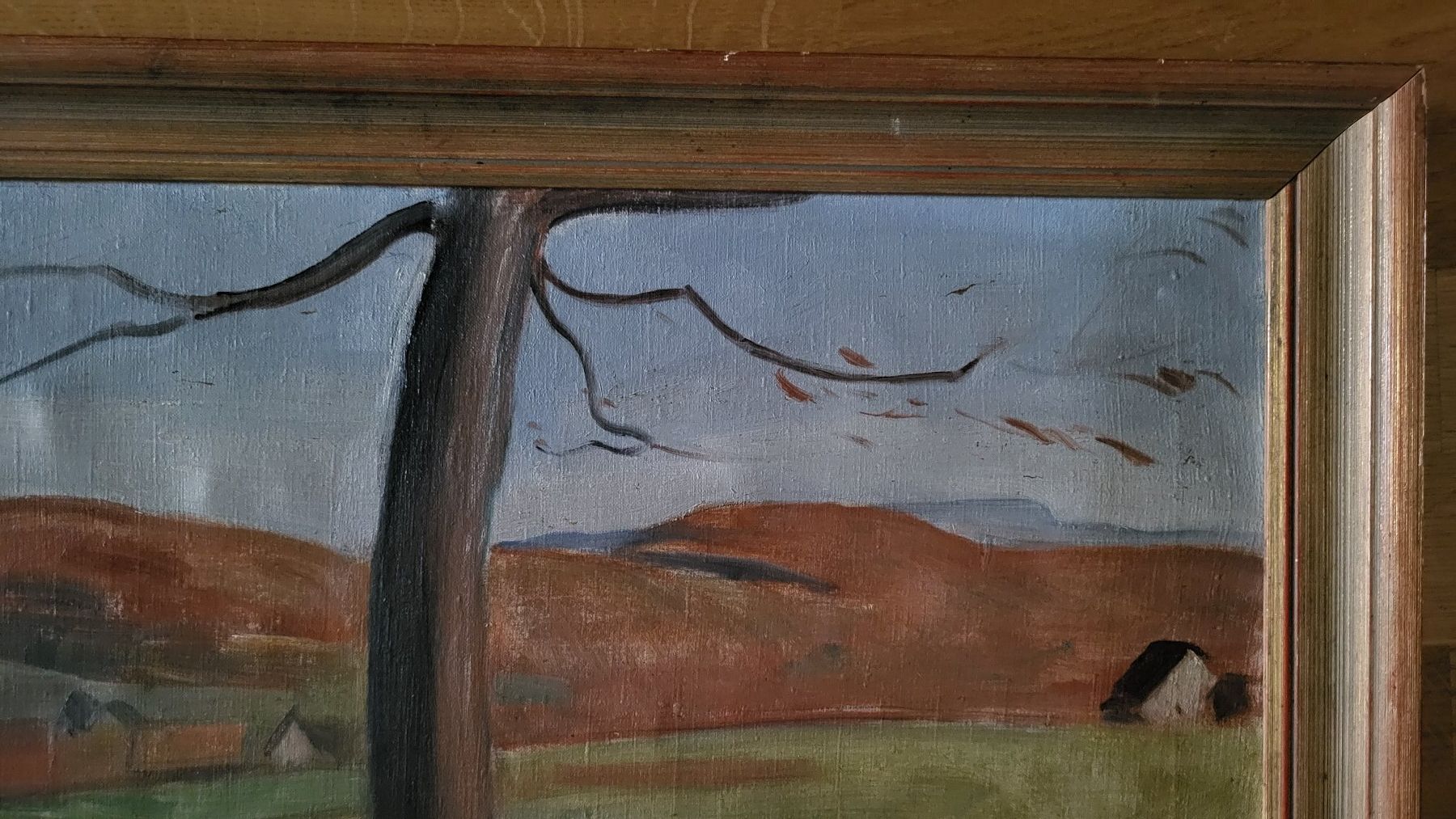 Dipinti: Fluss-Landschaft bei Basel HERMANN MEYER – Usato da Basel venduto da spinne02 3