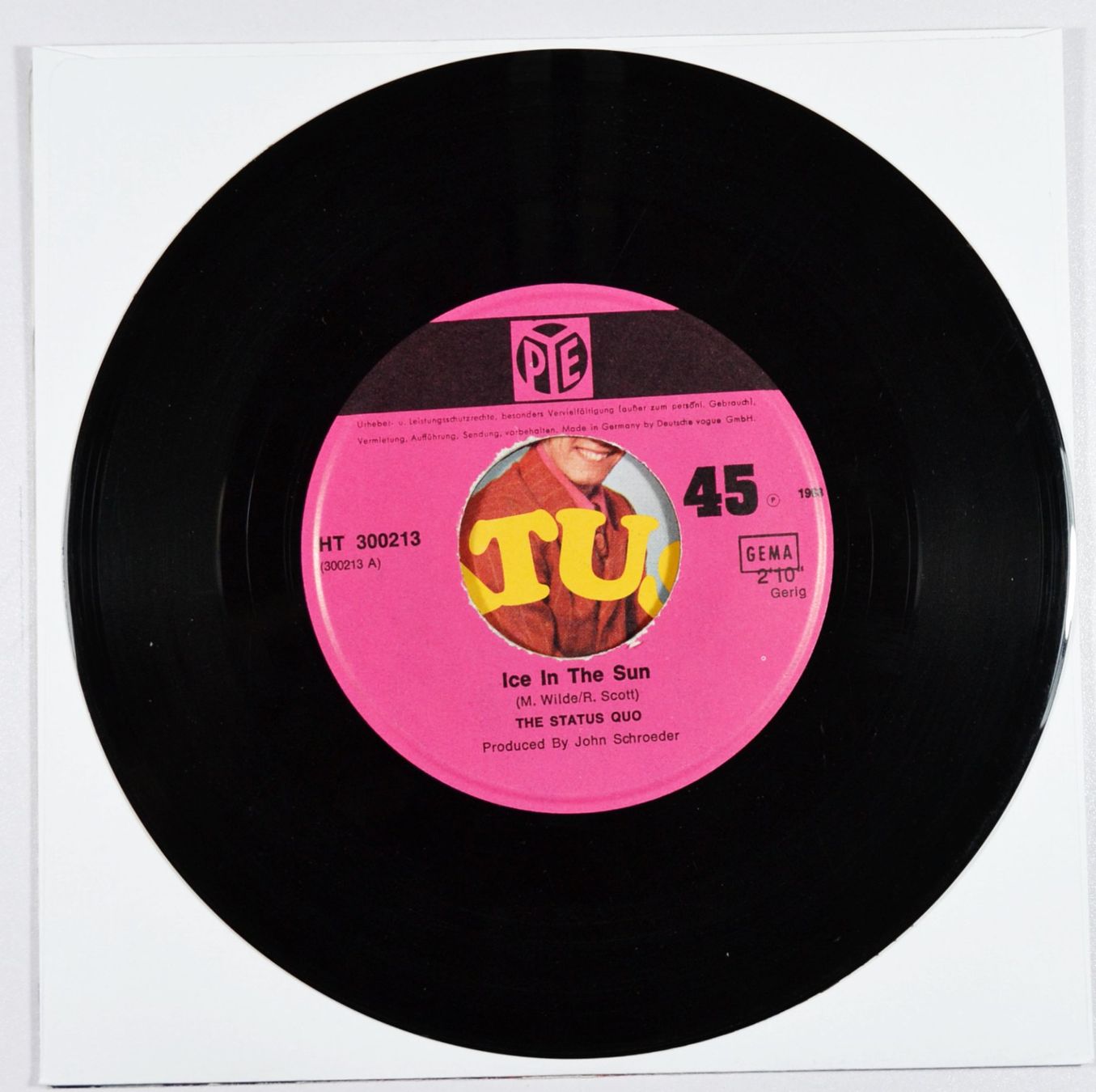 Dischi in vinile: Single: STATUS QUO - Ice In The Sun – Usato da Frenkendorf venduto da Yard-Sale-2000 1