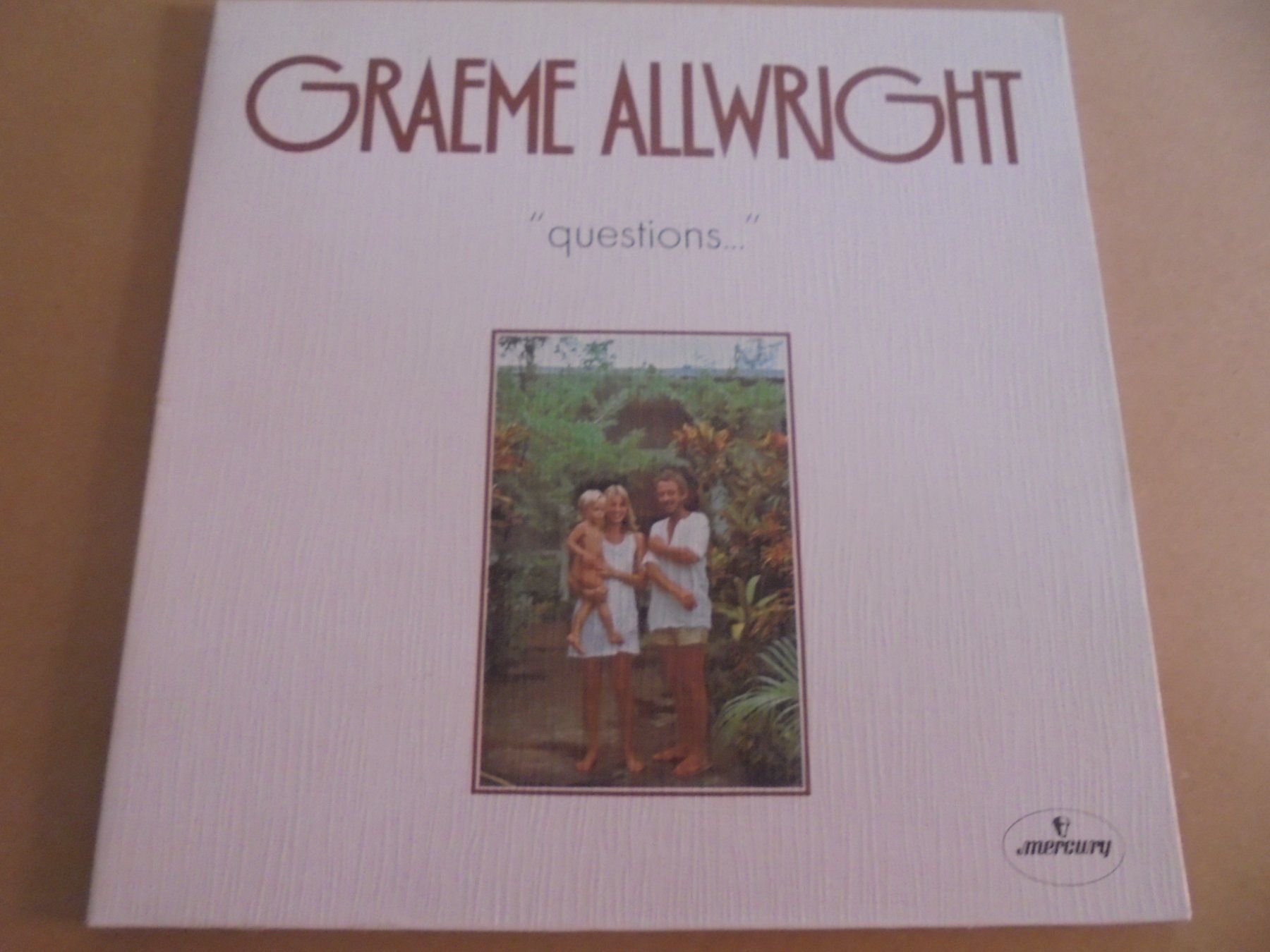 Dischi in vinile: Graeme Allwright " questions..." LP France 1978 – Usato da Crissier venduto da Promopost