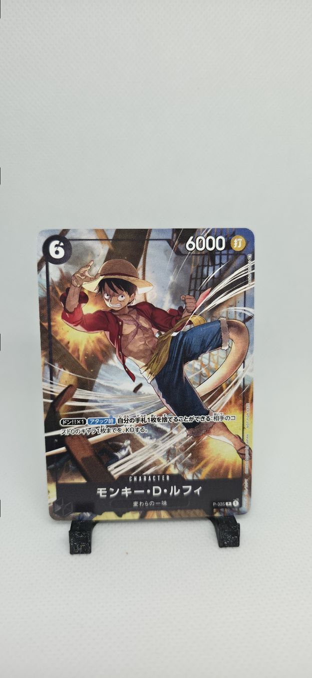 Bandai Sammelbilder & Trading cards: One Piece Card Game Monkey D. Luffy P-035 Promo – Neu (gemäss Beschreibung) aus Sirnach von Halk_TCG