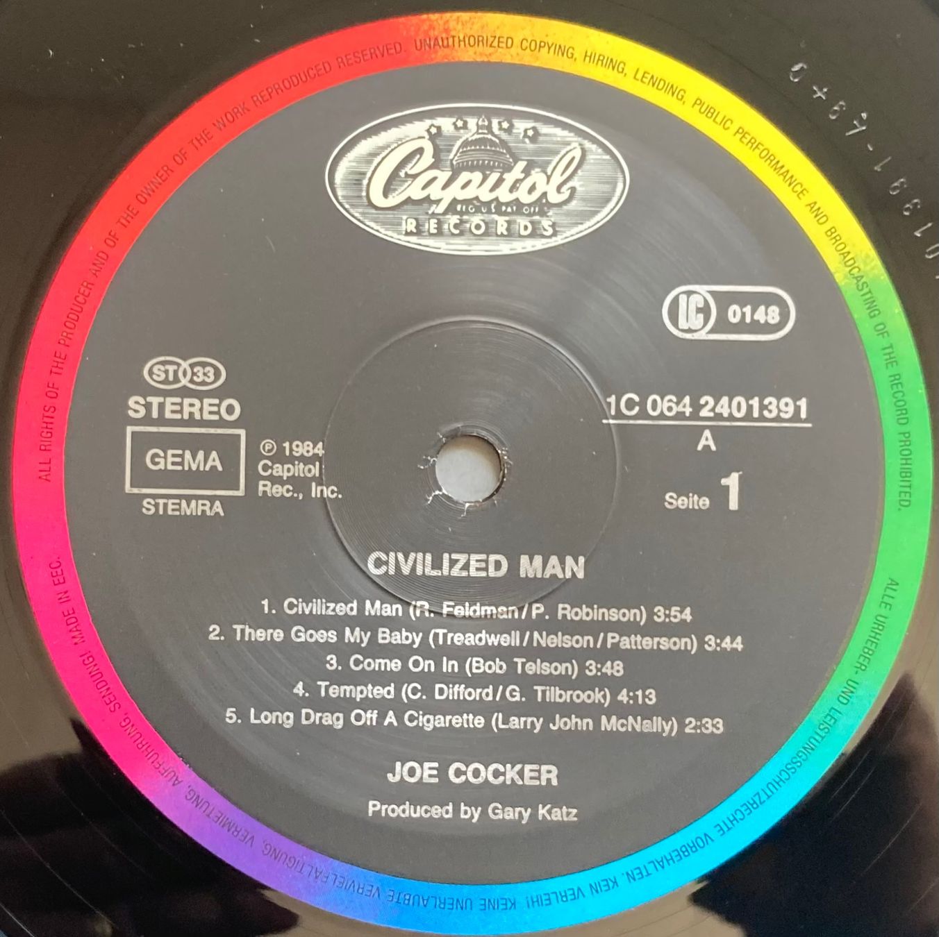 Dischi in vinile: JOE COCKER - CIVILISED MAN – Usato da Poliez-Pittet venduto da Newtown-Records 2