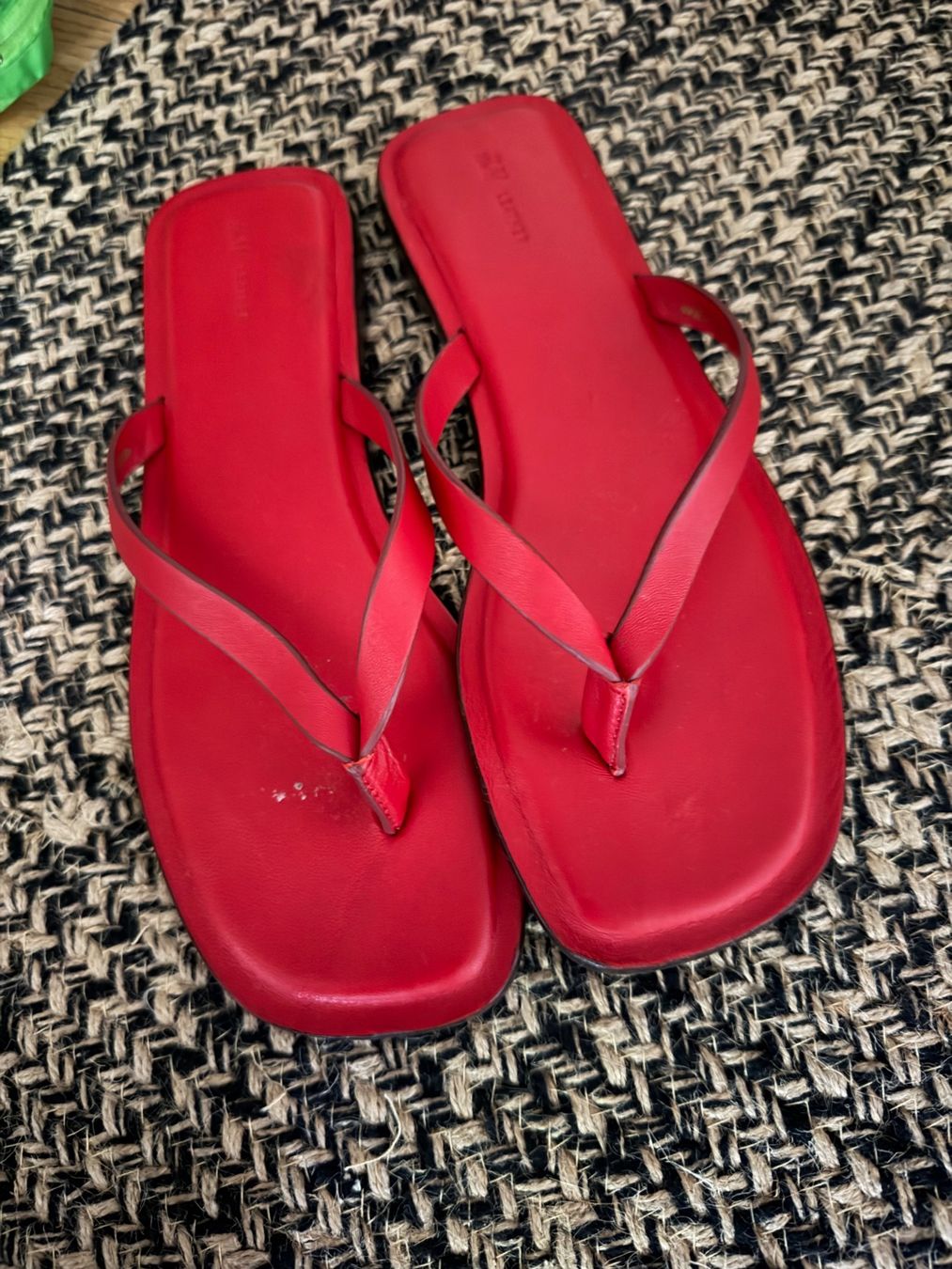 H&M Scarpe da donna: H&M Leder Flip Flops Gr.39 Premium Kolkektion – Usato da Ostermundigen venduto da anja046
