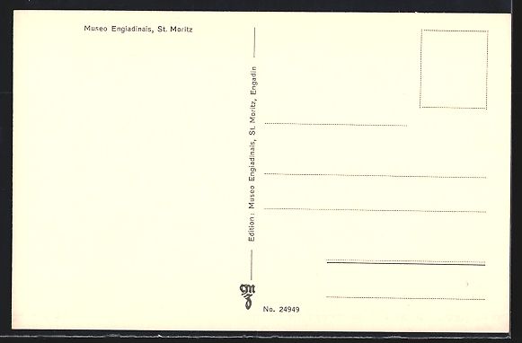 Cartoline postali: St. Moritz, Hochgotischer Saal aus ehema – Usato da Berlin venduto da bartko-reher 1