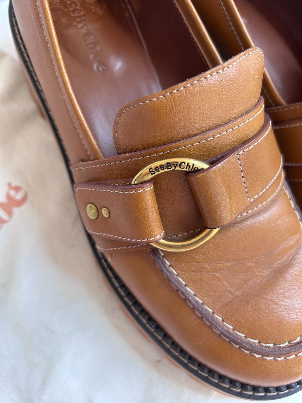 Chloé Scarpe da donna: See by Chloé Leather Loafers – Usato da St. Gallen venduto da look-twice 4