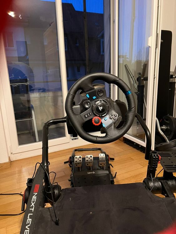 Sim Racing Set: Logitech G29 + GTLite Cockpit + Shifter + Ad (Gebraucht ...