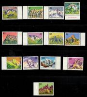 1989-1991 Berge I, Nr. 915 - 927, ganzer Satz postfrisch,