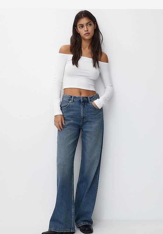 Jeans: Jeanshose damen Pull &Bear Gr.42 – Usato da Oberaach venduto da Svea11