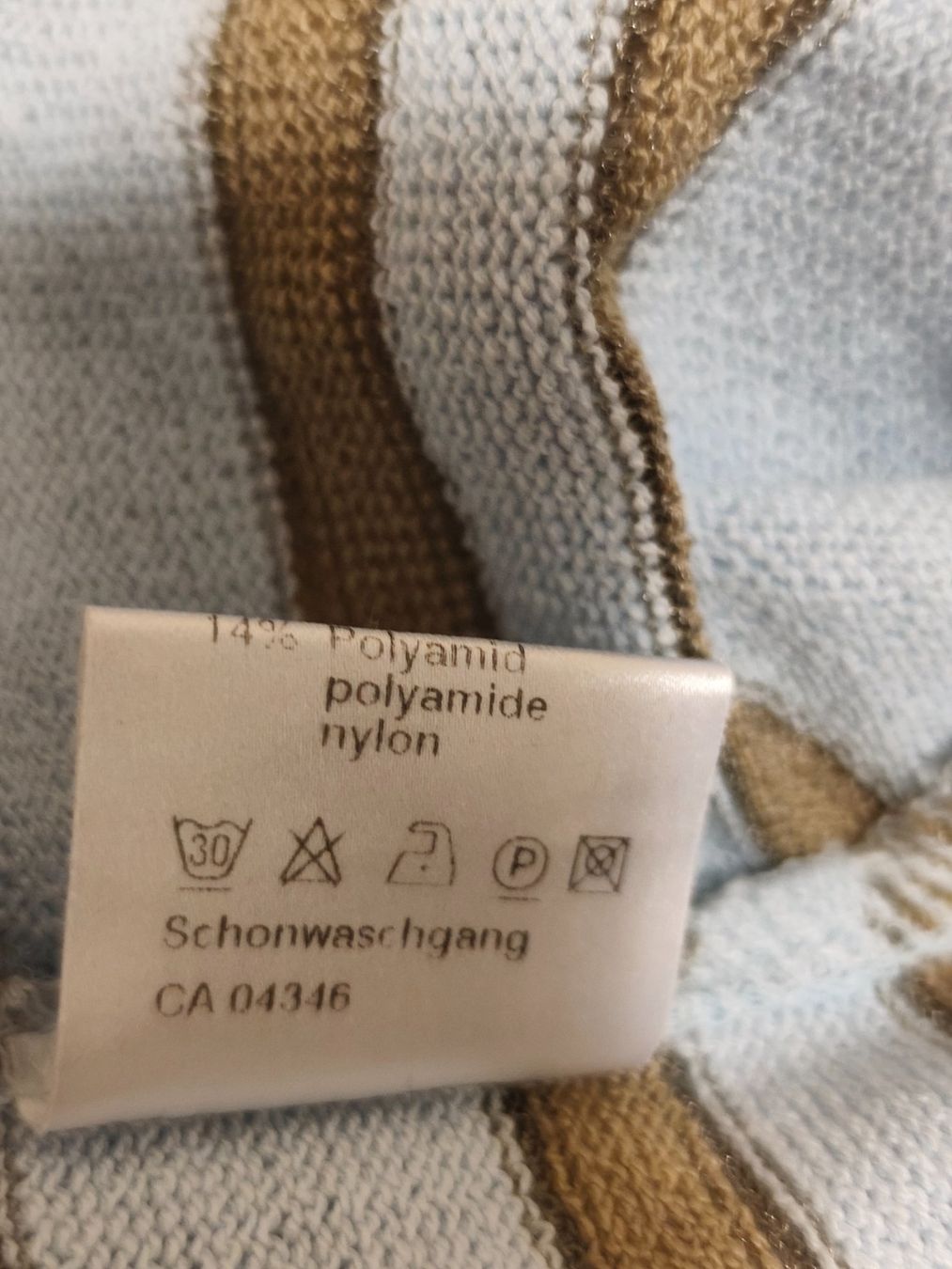 Tops: Top gestreift hellblau braun Grösse 44 – Neuf (Voir description) à Eschenbach LU par Orchi 4
