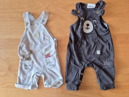 2x Baby Latzhosen, Gr 56, Länge verstellbar, auch einzeln