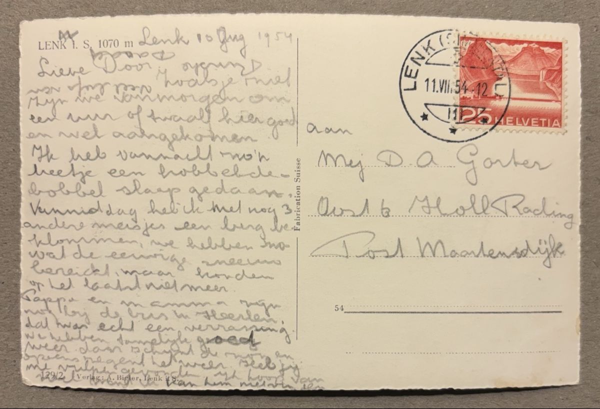 Cartoline postali: AK Lenk – Usato da Luzern venduto da Balbel 1