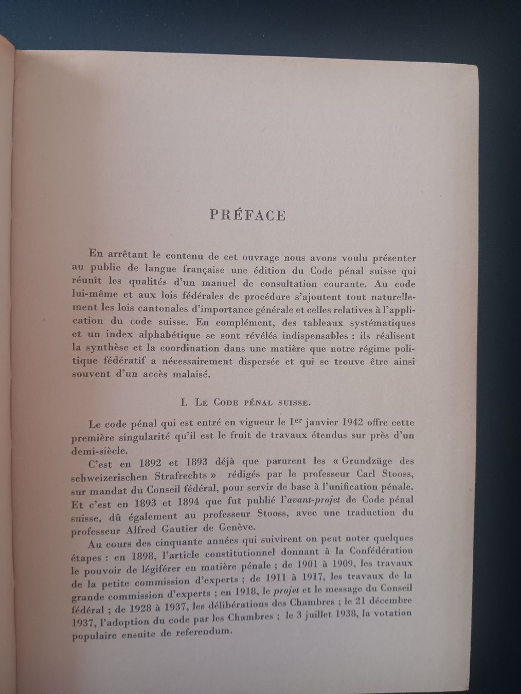 Bücher: code penal suisse 1942 - édition romande commentée – Gebraucht aus Lausanne von Grabock 2