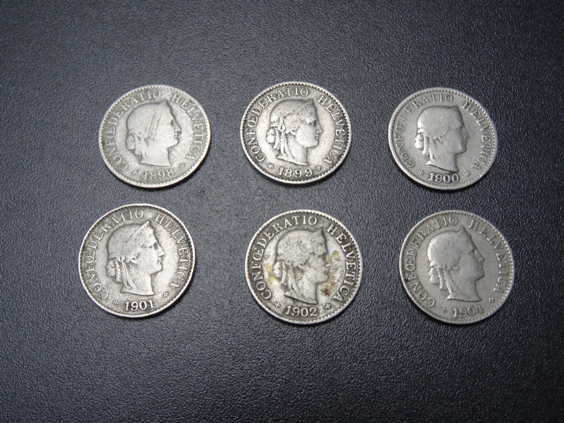 Tutti le monete: 6 x 5 Rappenstücke ab 5.-- – Usato da Lupfig venduto da Buerkli20