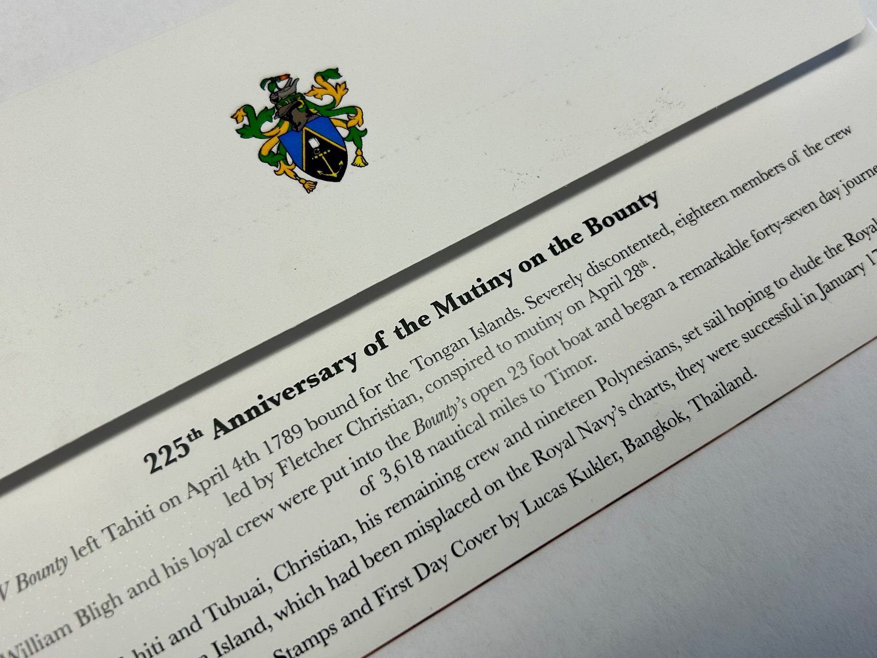 Alle Briefmarken: Exklusiver Ersttagesbrief Pitcairn Islands – Neu (gemäss Beschreibung) aus Braunau von Duczelli 3