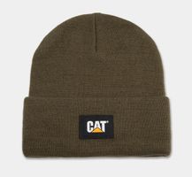 CAT Label Cuff Beanie Army Moss Mütze